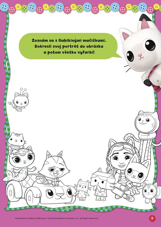 Gabikin kúzelný domček - Aktivity so samolepkami