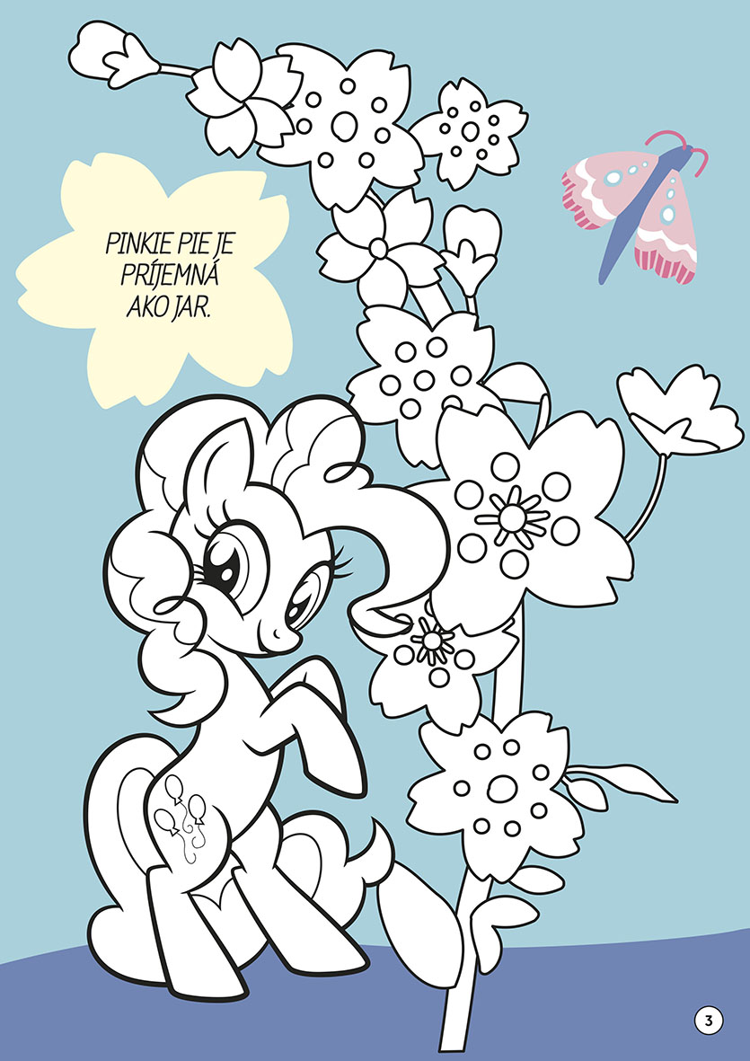 My Little Pony - Maľovanky so samolepkami