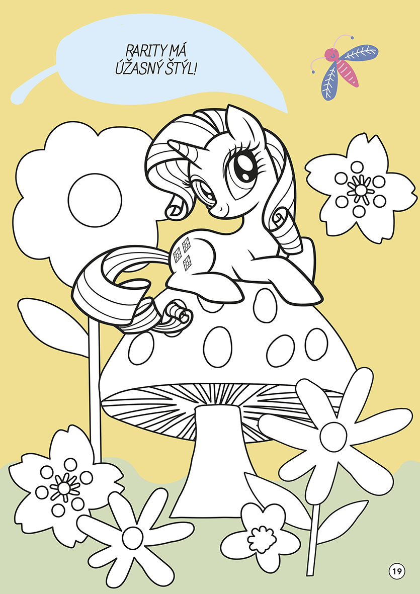 My Little Pony - Maľovanky so samolepkami