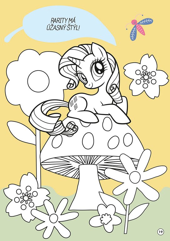 My Little Pony - Maľovanky so samolepkami