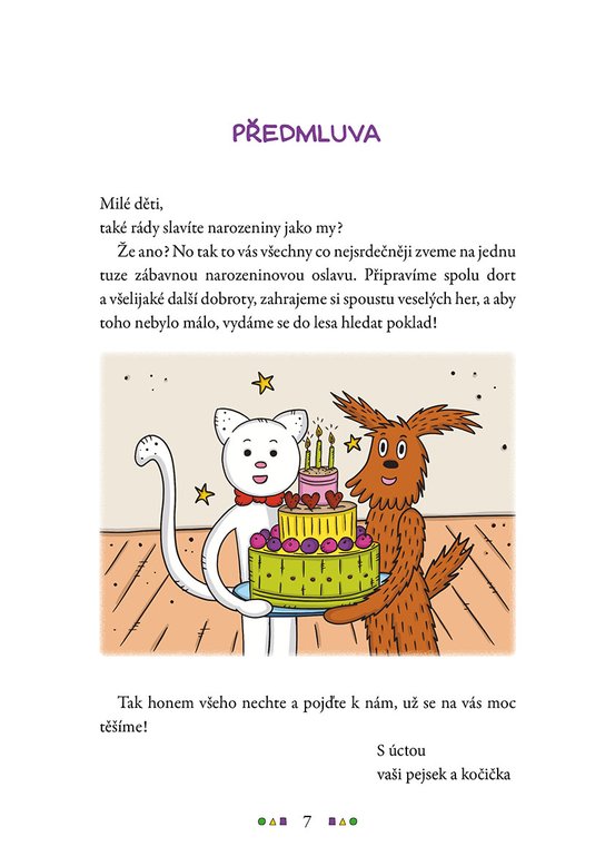 Narozeninový příběh pejska a kočičky