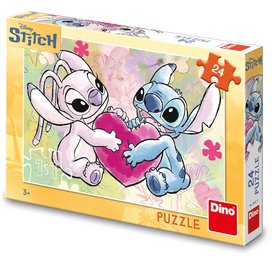 Puzzle 24 Stitch Love Story