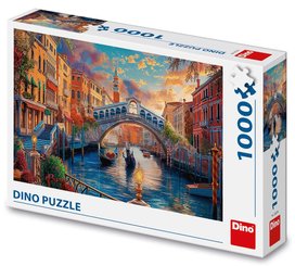 Puzzle 1000 Malované Benátky