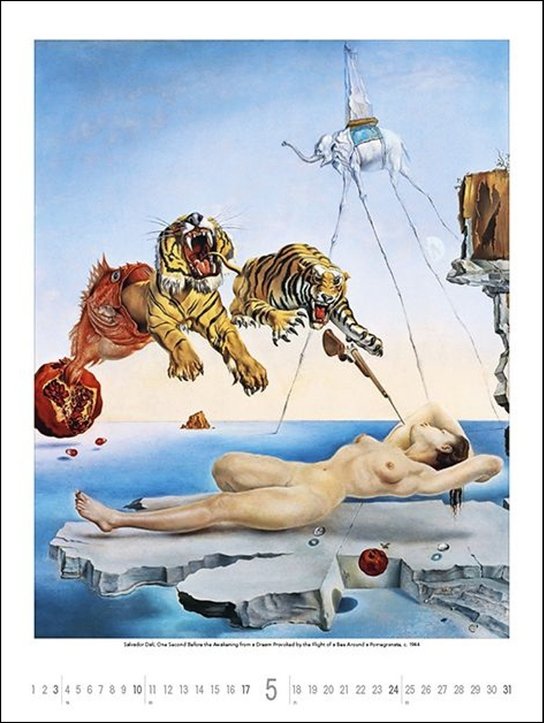 Salvador Dalí 2026 - nástěnný kalendář