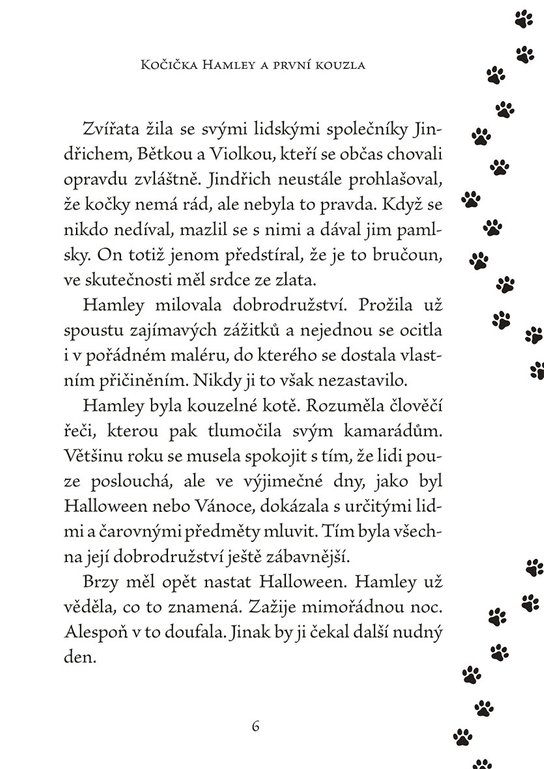 Kočička Hamley a první kouzla 