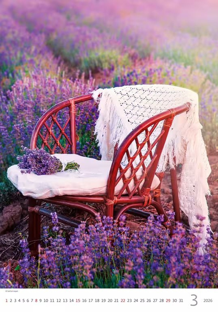 Provence 2026 - nástěnný kalendář