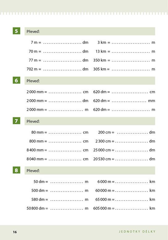 Jak řešit logické úlohy z matematiky: Převody jednotek