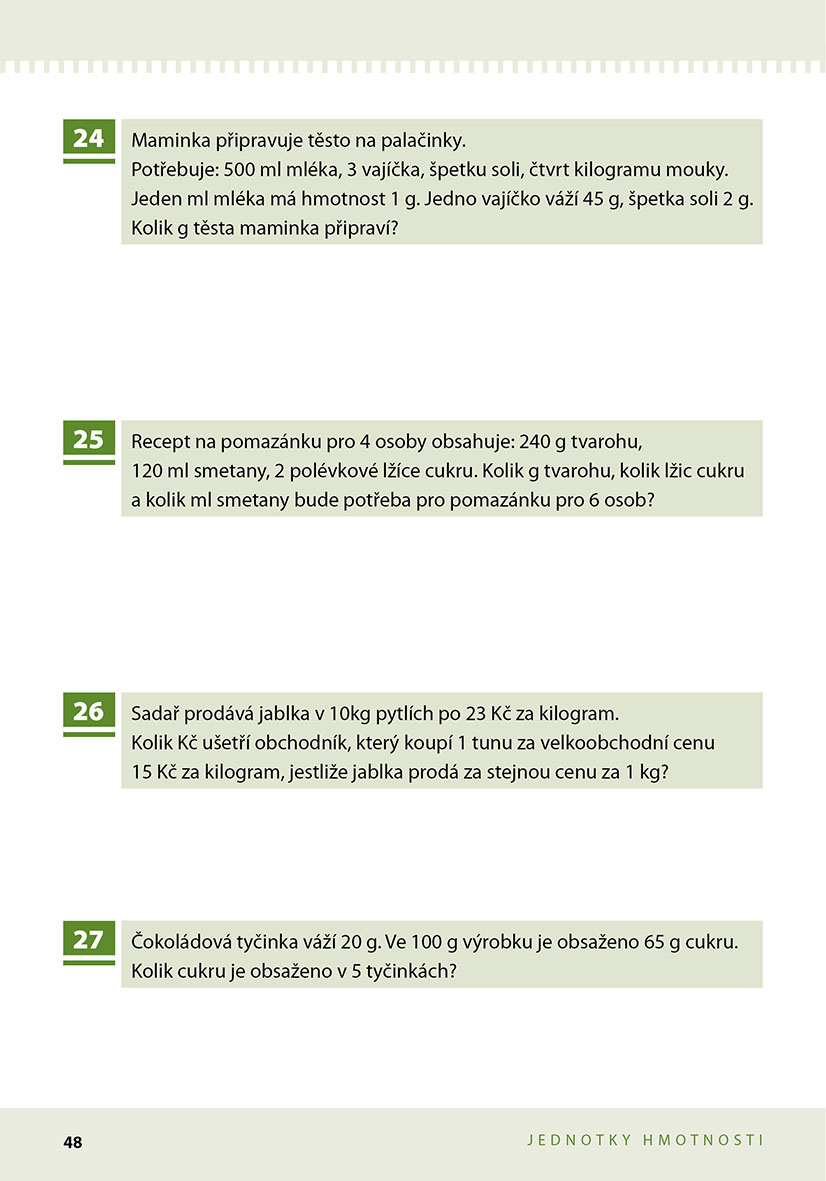 Jak řešit logické úlohy z matematiky: Převody jednotek