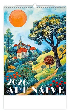 Art Naive 2026 - nástěnný kalendář