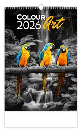 Colour Art 2026 - nástěnný kalendář