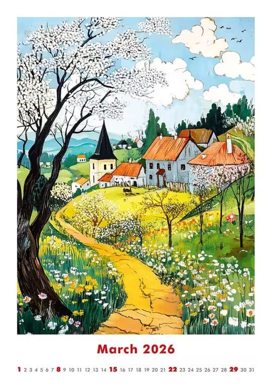 Art Naive 2026 - nástěnný kalendář