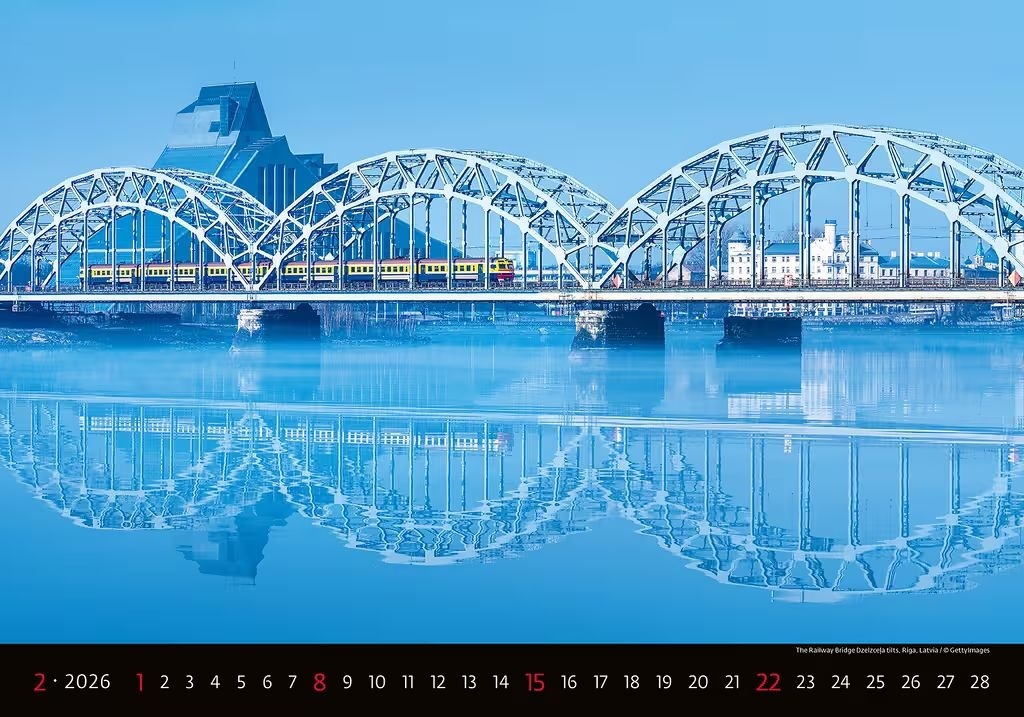 Bridges 2026 - nástěnný kalendář