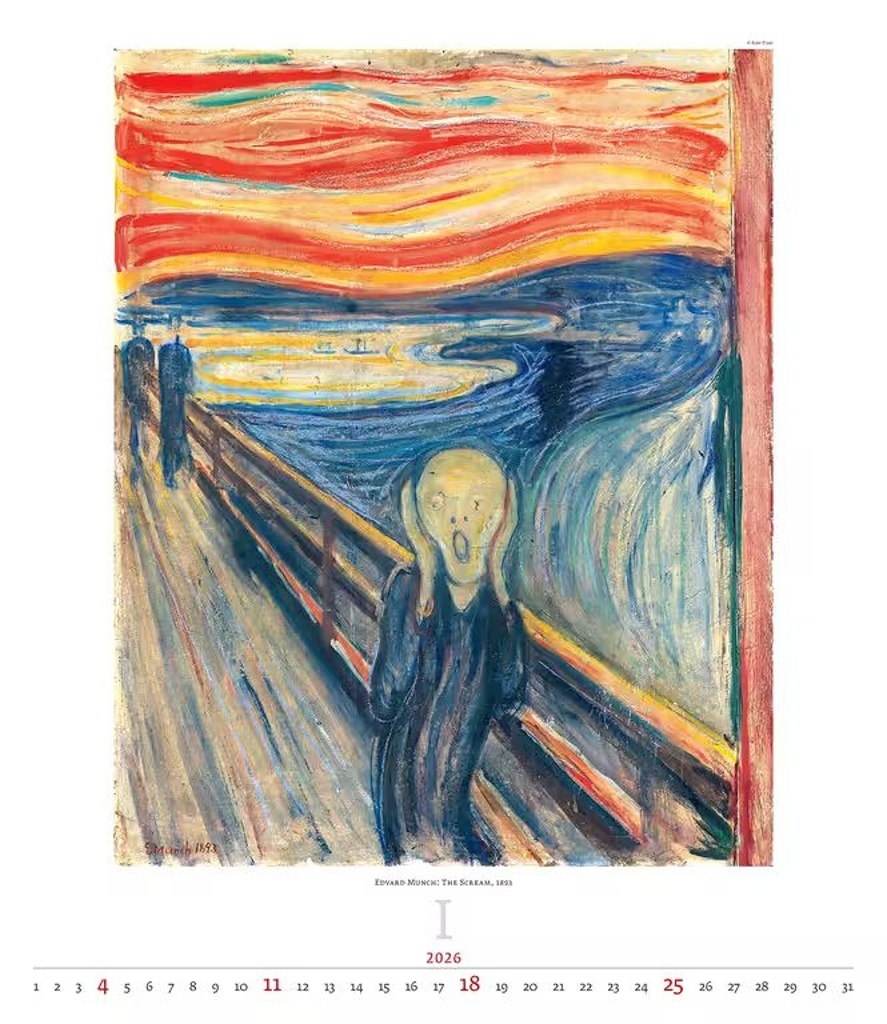 Expressionism 2026 - nástěnný kalendář
