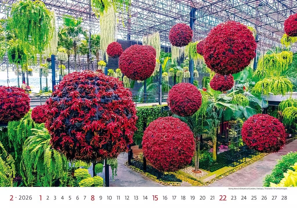 Gardens 2026 - nástěnný kalendář