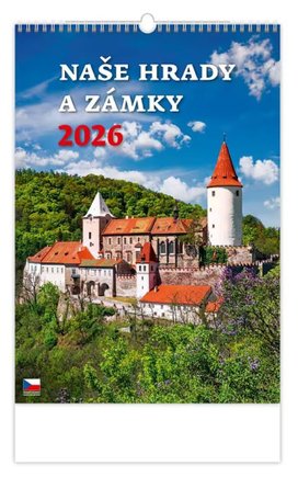 Naše hrady a zámky 2026 - nástěnný kalendář