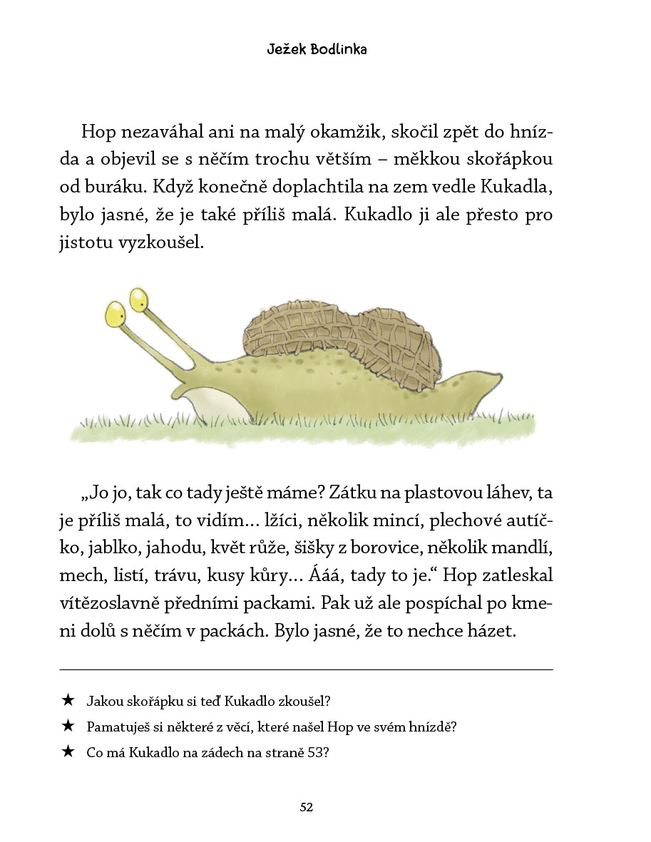 Ježek Bodlinka a nezbedné straky