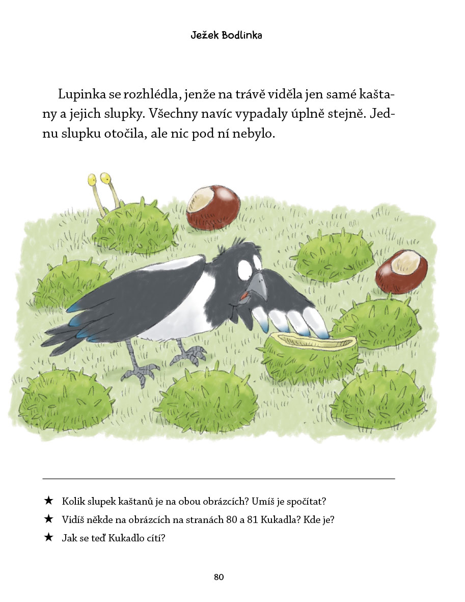 Ježek Bodlinka a nezbedné straky