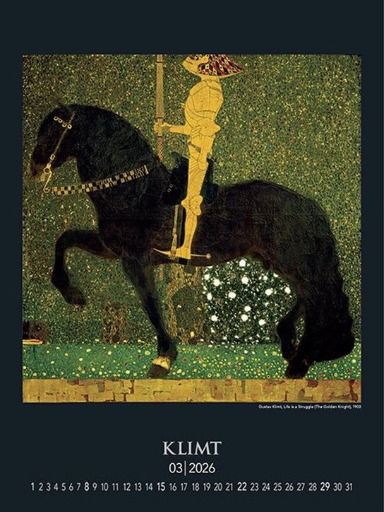 Gustav Klimt 2026 - nástěnný kalendář