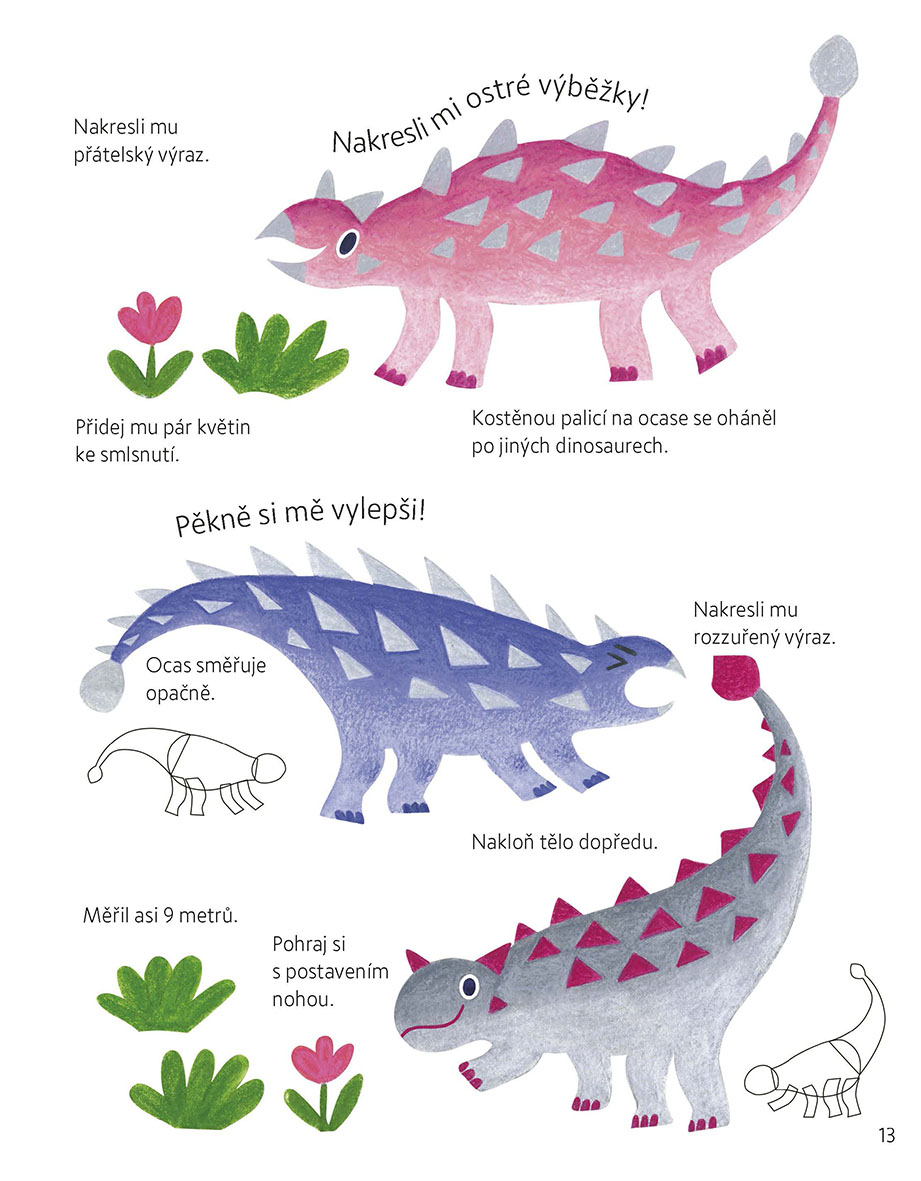 Pojď kreslit dinosaury