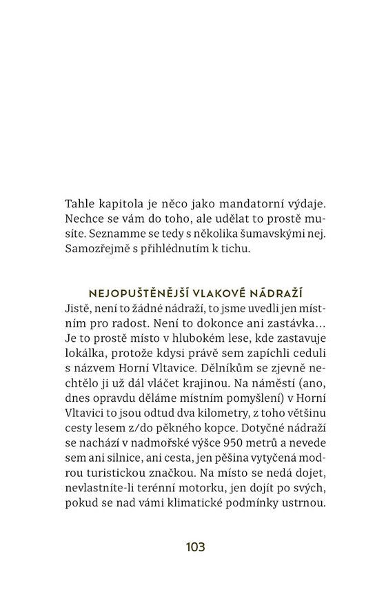 Za tichem - Šumava