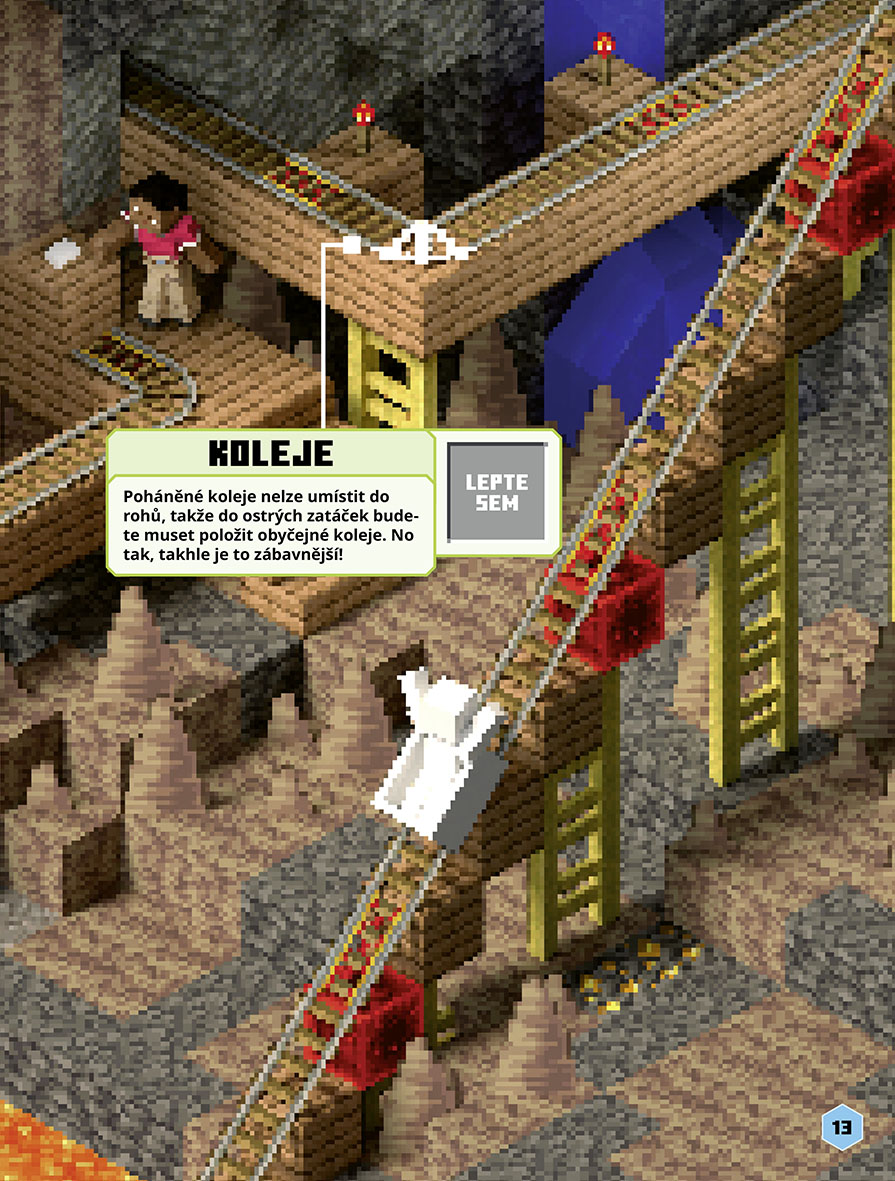 Minecraft - Rudit - Kniha samolepek
