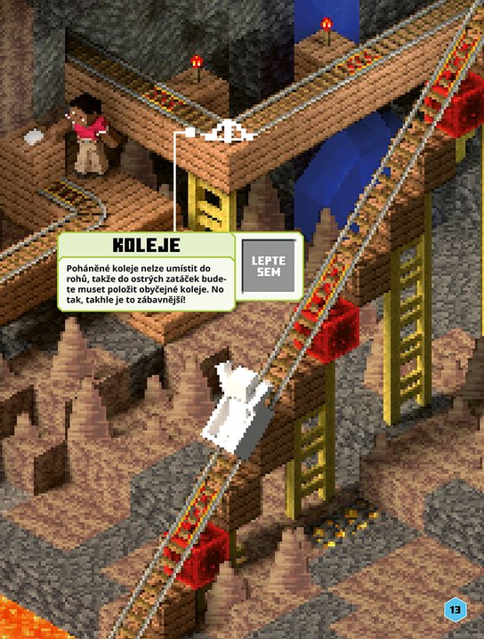 Minecraft - Rudit - Kniha samolepek