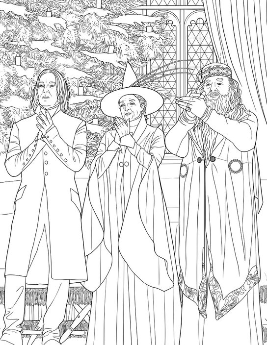 Harry Potter: Oficiální bradavické omalovánky