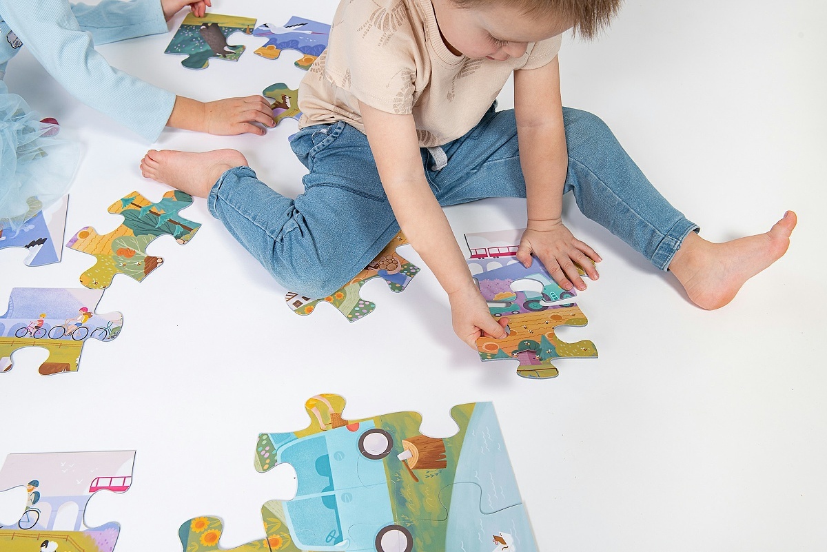 Véééliké puzzle Na výletě