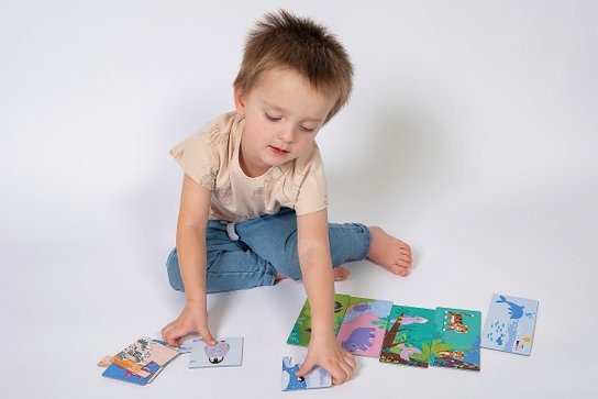 Véééliké puzzle duo Kde bydlí zvířátka