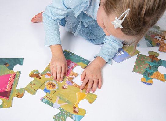 Véééliké puzzle Na výletě