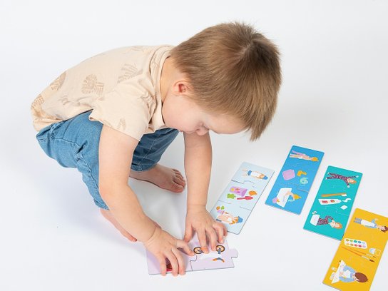 Véééliké puzzle trio Můj den