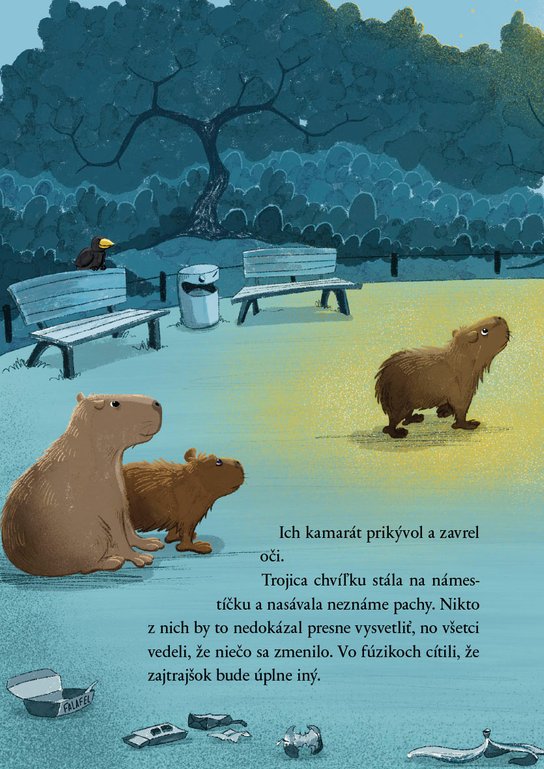 Kapybary na úteku