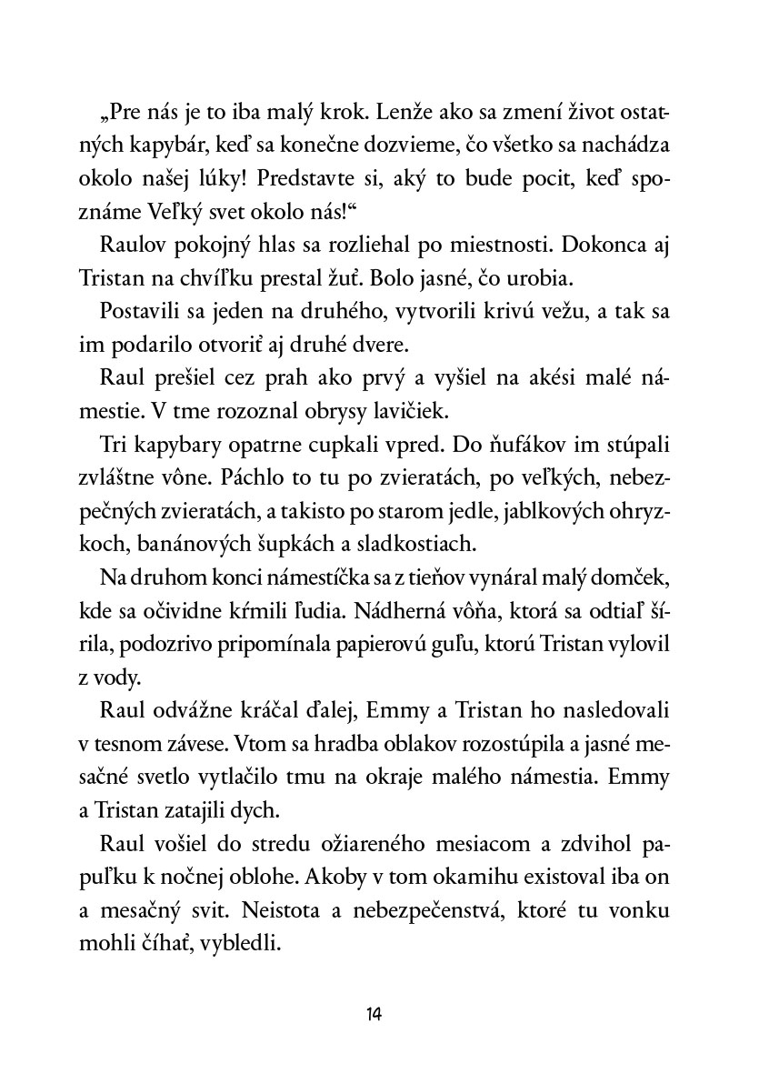 Kapybary na úteku