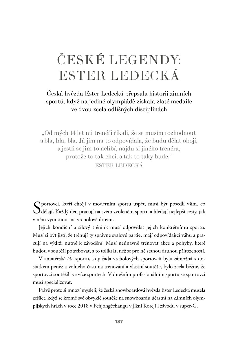 České a světové sportovní legendy