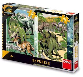 Puzzle 24+48 Jurský svět I.