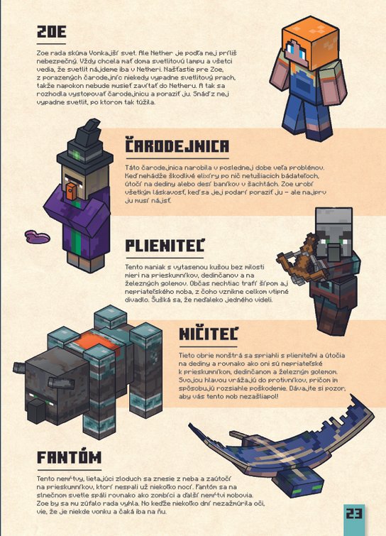 Minecraft - Chyťte creepera a ďalších mobov
