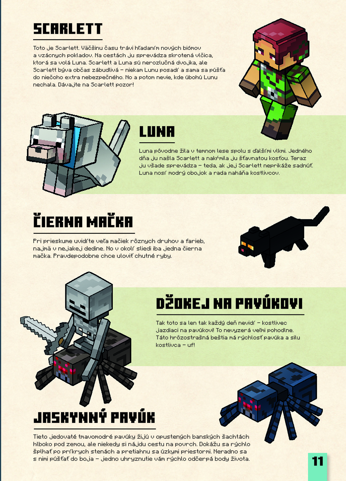 Minecraft - Chyťte creepera a ďalších mobov