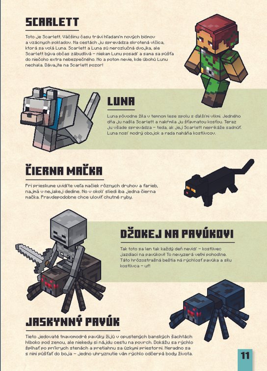 Minecraft - Chyťte creepera a ďalších mobov