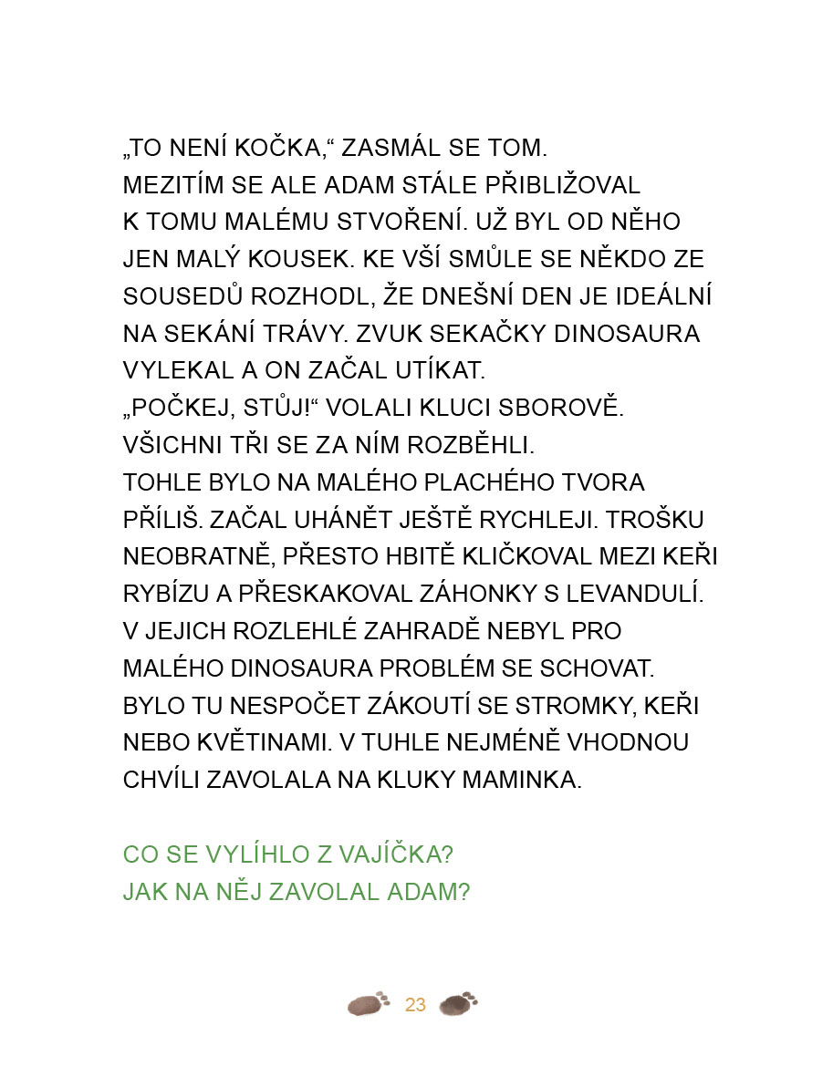 Čteme sami – genetická metoda - Dinosauří vajíčko