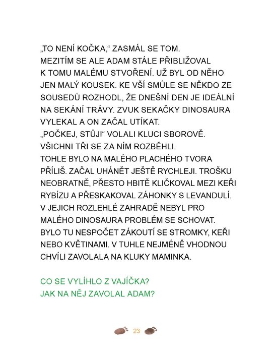 Čteme sami – genetická metoda - Dinosauří vajíčko