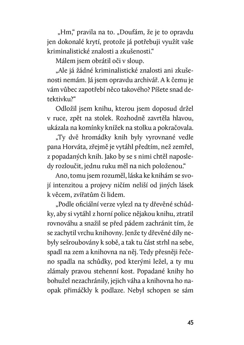 Případ milovníka starých knih