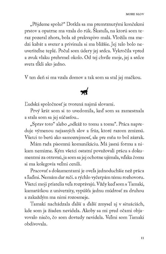 Ona a jej mačka