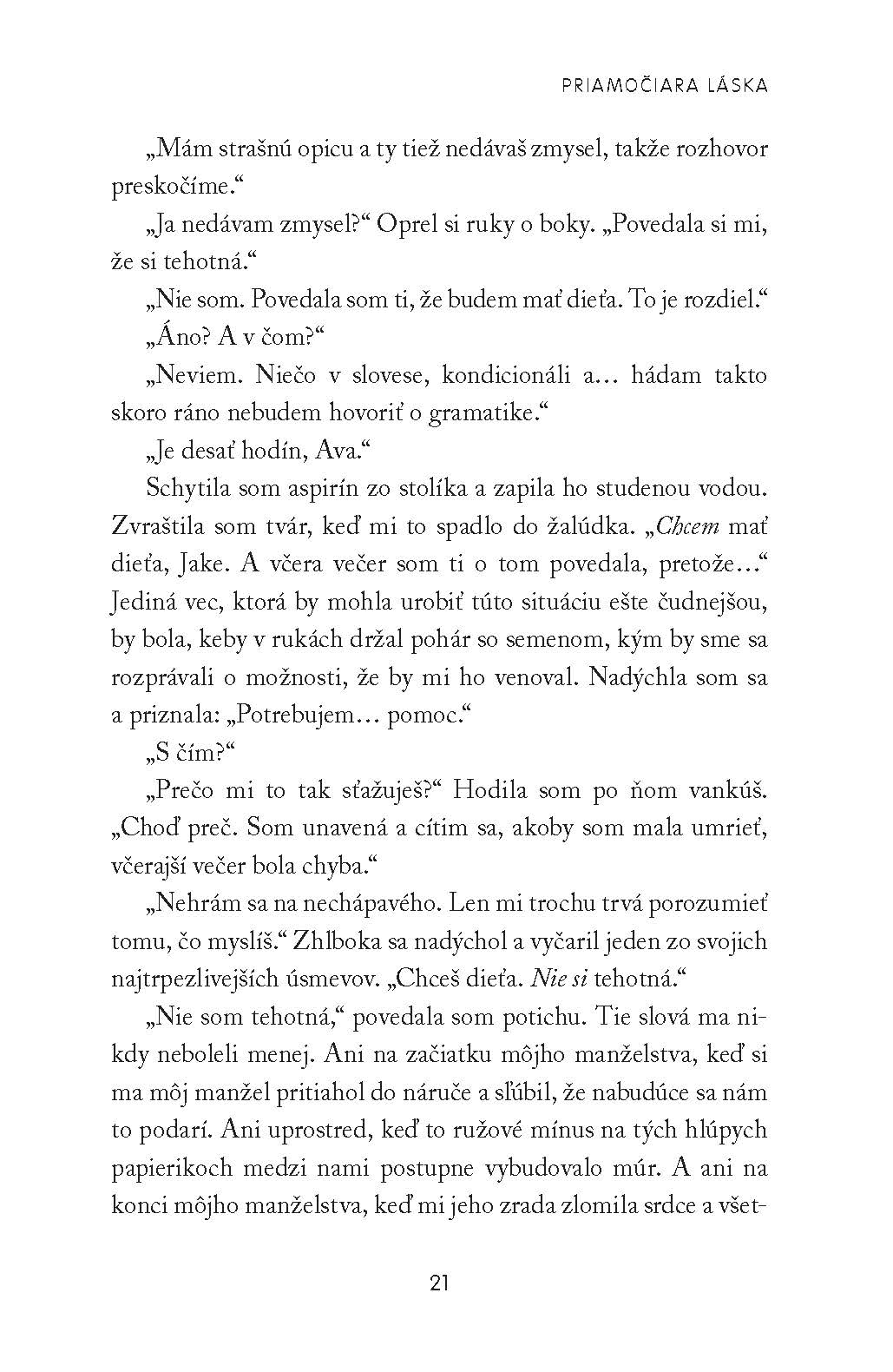 Priamočiara láska