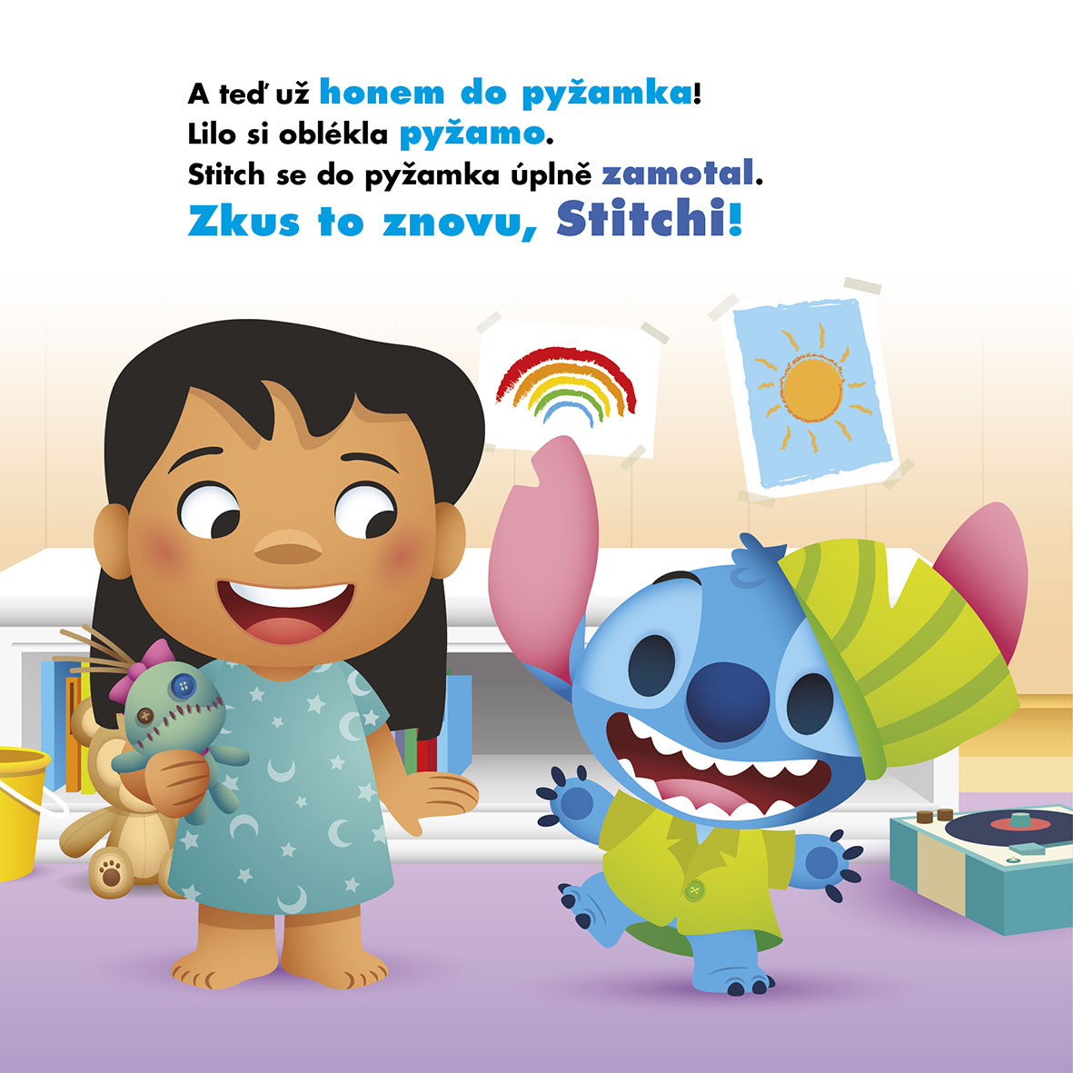 Stitch jde na kutě