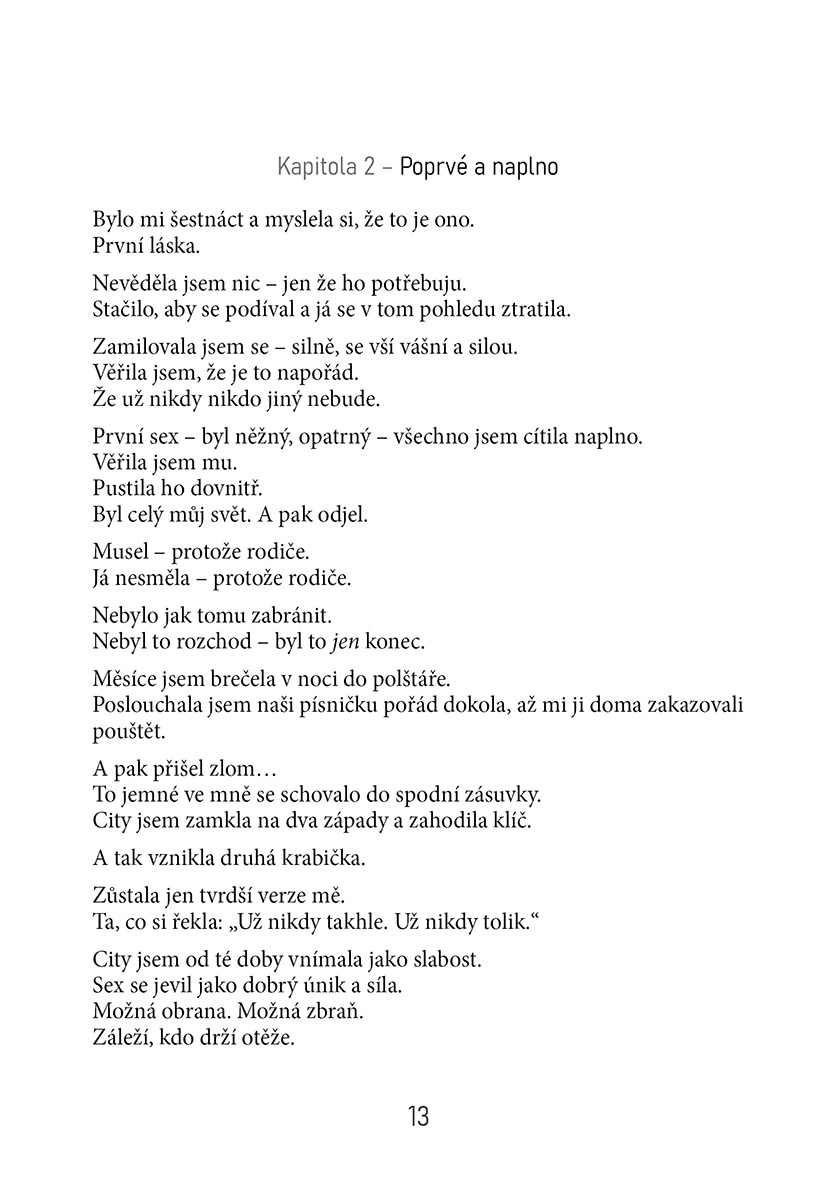 Temnota a já