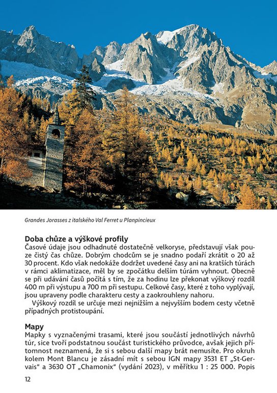 Mont Blanc a okolí