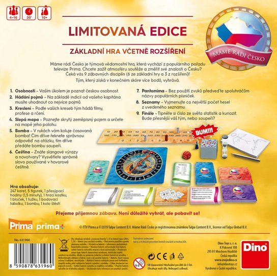 Hra Máme rádi Česko Limitovaná edice