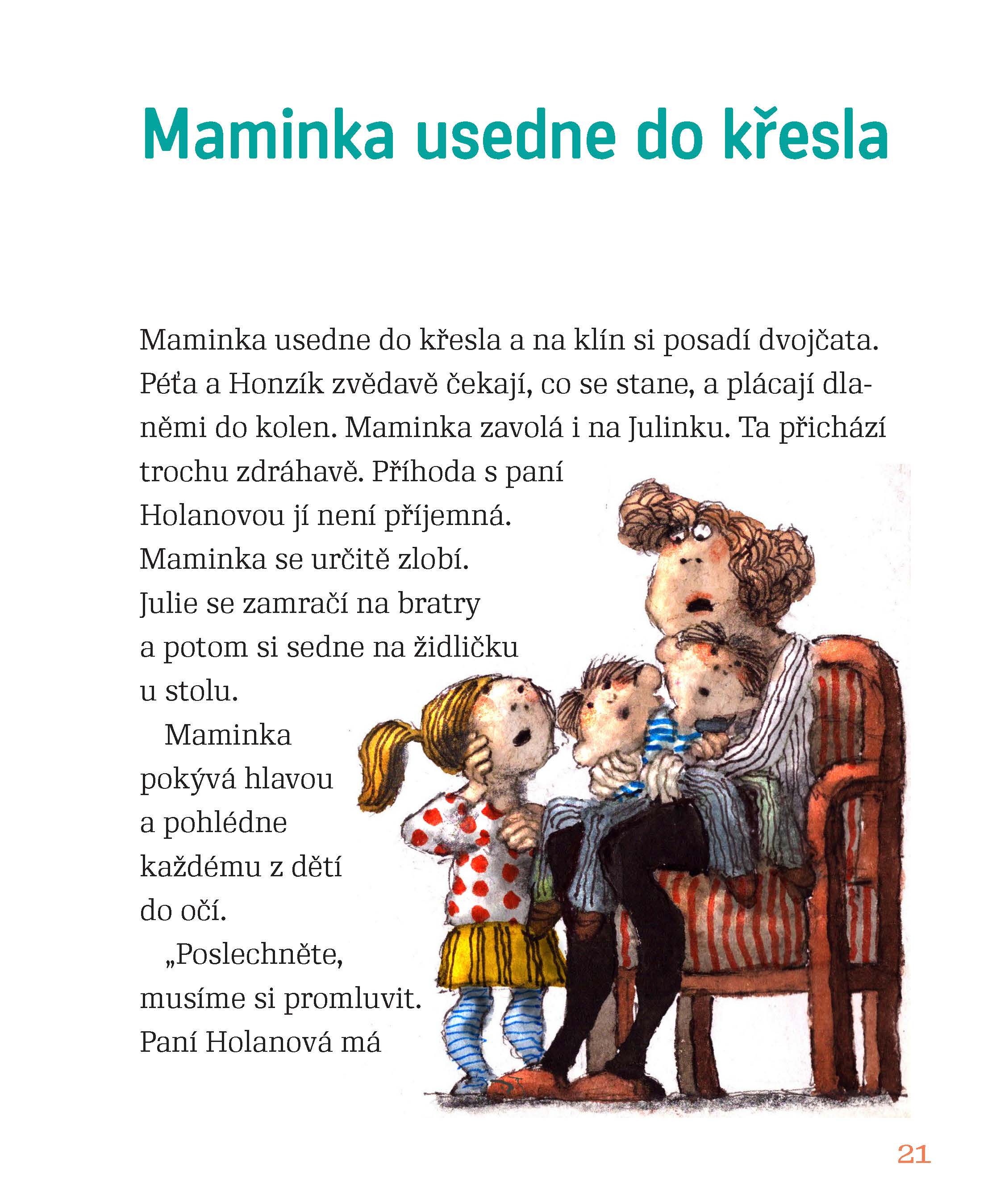 Julie ráda maluje