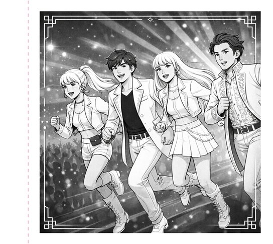 K-pop omalovánky