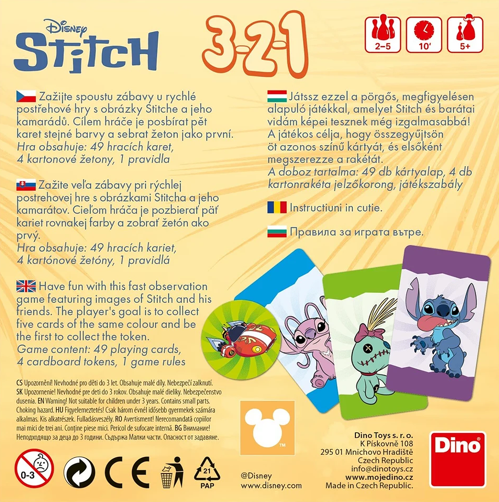 Hra 3-2-1 Stitch